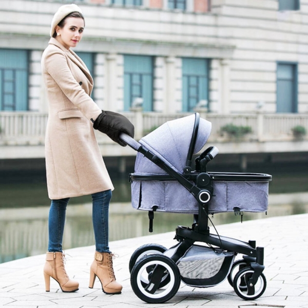 Viciviya Baby Stroller Hand Muff, Pushchair Pram Winter Warmer Anti-freeze Waterproof Windproof Cover Gloves Baby Stroll