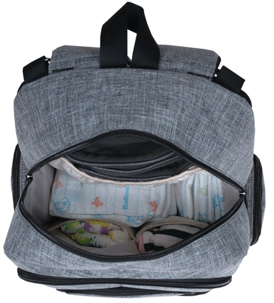 Viciviya Multifunctional Mom Baby Diaper Bag Cushioned Shoulder Straps Backpack Sundries Storage